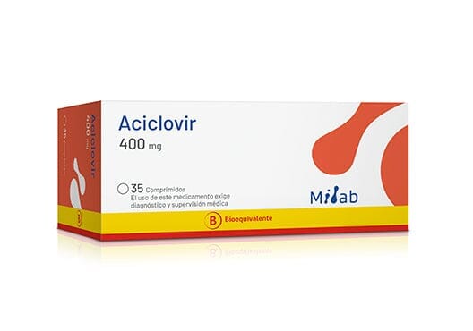 Aciclovir 400 mg x 35 comprimidos Farmex-Pluxee-Persistente